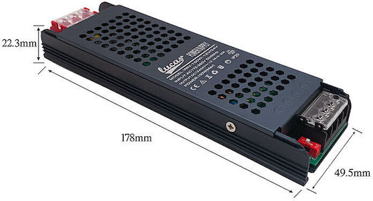 Lucas Τροφοδοτικό LED Ισχύος 150W με Τάση Εξόδου 24V