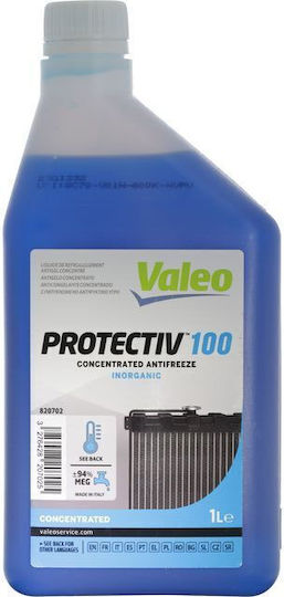 Valeo Αντιψυκτικό Παραφλού Ψυγείου Αυτοκινήτου Μπλε Χρώμα 1lt
