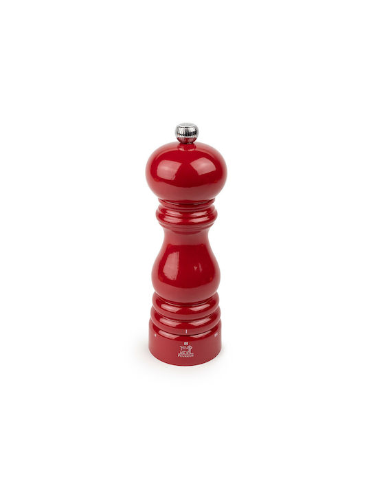 Peugeot Paris Manual Salt Mill Wooden in Red Co...
