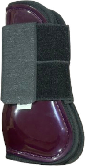 Epigasos Horse Tendon Boots 2 Pcs Front Purple Full