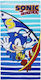 Disney Sonic Surf Cotton Kids' Beach Towel 70x140cm