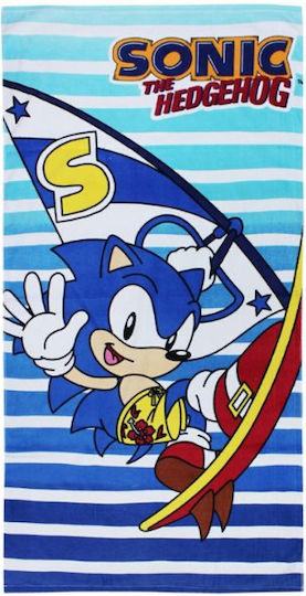 Disney Sonic Surf Cotton Kids' Beach Towel 70x140cm