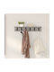 vidaXL Wall Hanger Wooden Gray 60x10.5x10.5cm