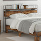 vidaXL Wooden Bed Headboard Smoked Oak 120cm