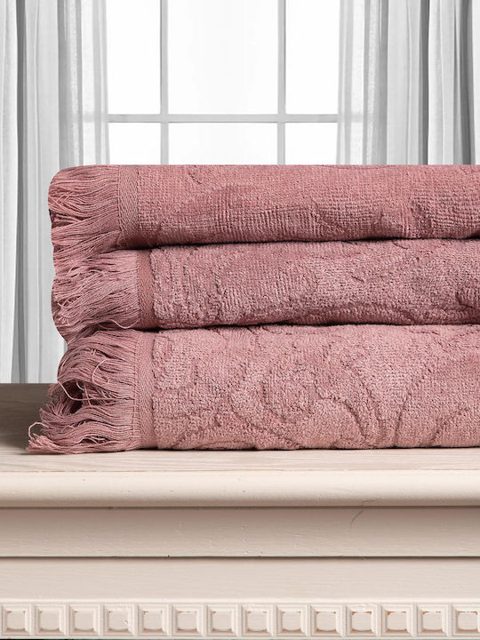 Silk Fashion Bath Towel Alicia 40x60cm Light Br...