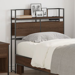 vidaXL Hölzernes Kopfteil Für Das Bett Braun Ei...
