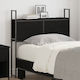vidaXL Wooden Bed Headboard Black Oak 100cm