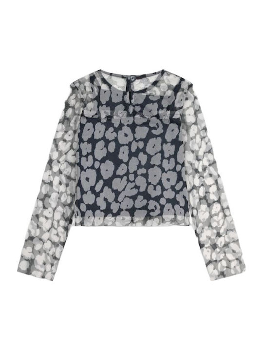 Kinderhemd Langarm Gray