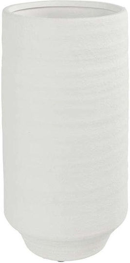 Βάζο Κεραμικό 013.785741 22x41cm White Κεραμικό