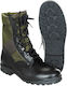 Militärische Stiefel Stiefel Ζούγκλας Bw Baltes Leder Khaki