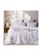 Beauty Home Art 12252 Pillowcase Set with Envelope Cover Grey, Pink 52x72cm.