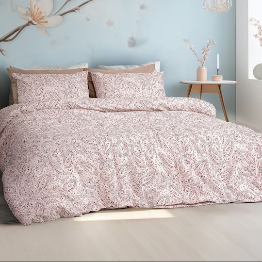 Beauty Home Art 12256 Σετ Μαξιλαροθήκες με Φάσα Μπεζ 52x72εκ.