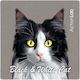 Μαγνητάκι Ψυγείου Action Lab Black & White Cat