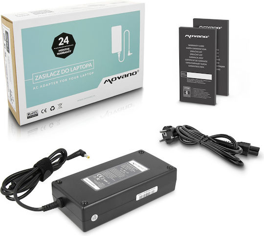 Movano 19.5V 9.23A 5.5x1.7 180W Power Supply Acer