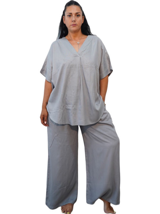 Damen Silver Set mit Hose