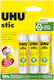 UHU Κόλλα Stick Stic για Χαρτί 8.2gr 3τμχ x (1 Συσκευασία)