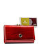 Leather Women's Wallet with RFID Red