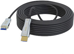 Anga 337-156 HDMI 2.1 HDMI Male - HDMI Male 10m Black Anga 337-156 HDMI 2.1 HDMI Male - HDMI Male 10m Black
