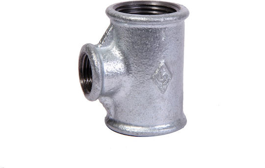 Opal Galvanized Reducing Threaded Tee 2x5/4x2" B1 Nr25 Nr 130r