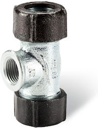 Gebo Quick Qt 1 1/4" Clamp Tee Steel Pipes
