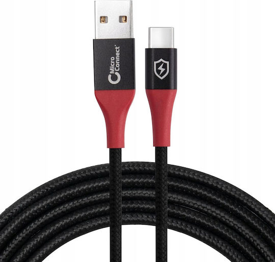 Microconnect USB 2.0 Cable USB-C male - USB-A Μαύρο 1.5m W127378928