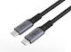 Microconnect USB 4 Video Cable USB-C male - USB-C 240W Μαύρο 2m W128845993