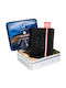 Leather Men's Wallet with RFID Beige