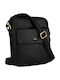 Piele Geantă pentru bărbați De umăr / tip crossbody Neagră