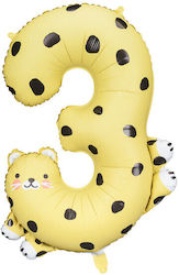 PartyDeco Luftballons Nummer 3 98cm