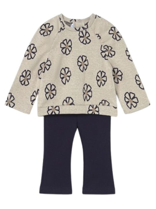 Kids' Set with Leggings Winter 2pcs Navy Blue