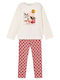 Kids' Set with Leggings Winter 2pcs Red
