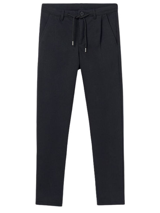 Kinder Hose Chino Stoff Schwarz