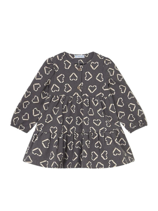 Mayoral Kinderkleid Langärmelig Gray