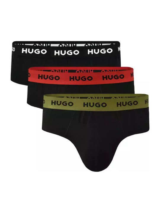Herren Slips Black 3Packung