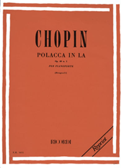 Ricordi Chopin Polonaise Op.40 N.i