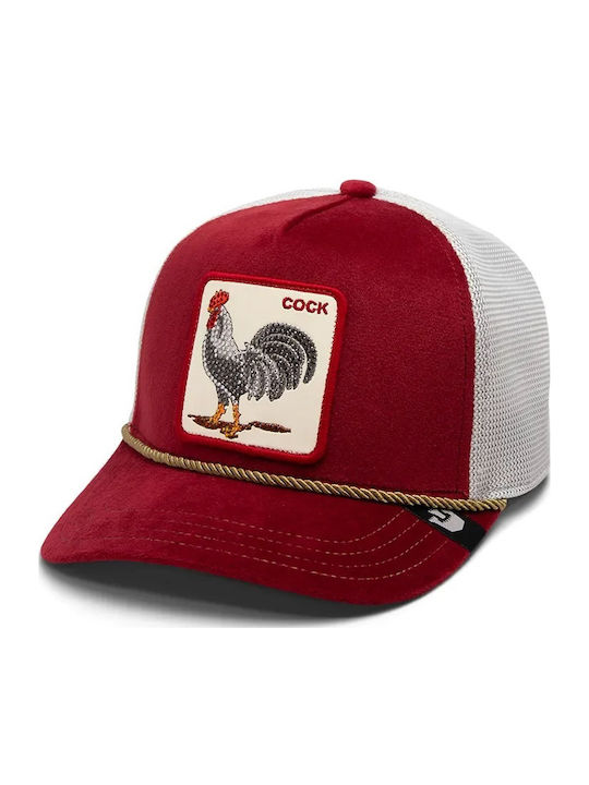 Cap Jockey Strass Jewel Garnet Rooster Red Goorin Bros