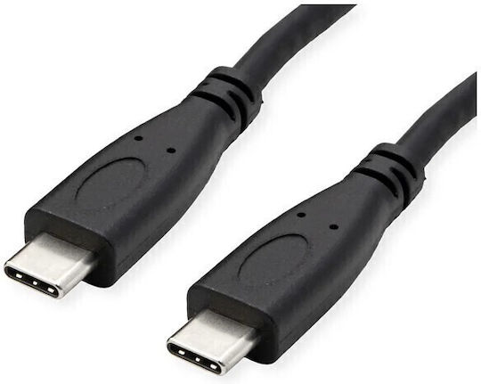 Roline USB 2.0 Cable USB-C Male - USB-C 100W PD Gold 0.5m