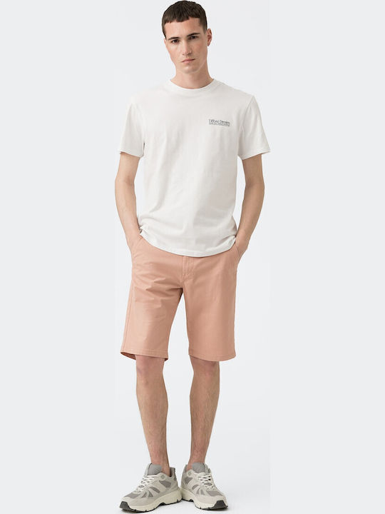 Tiffosi Ανδρική Βερμούδα Chino Pink