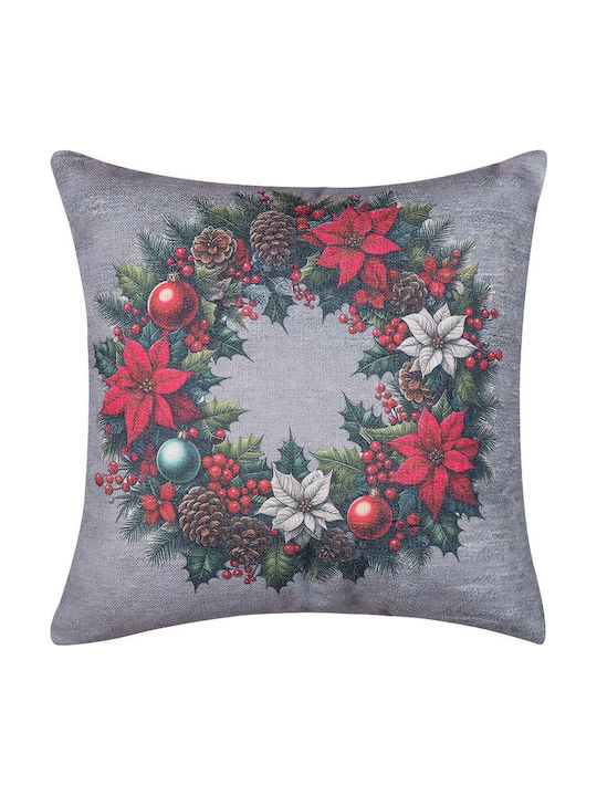 Silk Fashion Christmas Decorative Square Pillow...
