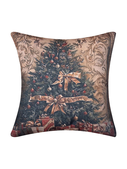 Silk Fashion Christmas Decorative Square Pillow...