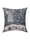 Silk Fashion Christmas Decorative Square Pillowcase 45x45cm
