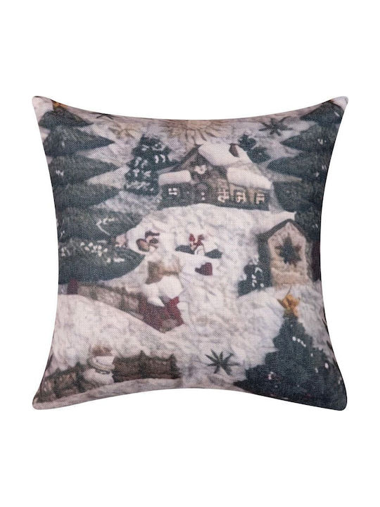 Silk Fashion Christmas Decorative Square Pillow...