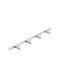 Quadruple Hook 273x30mm Chrome Interflex 187856