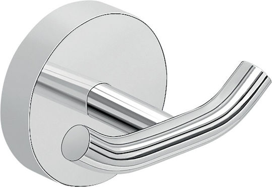 Διπλο Άγκιστρο Axis Brass Χρωμέ Interflex 184287