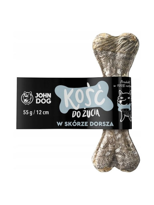 Cod Skin Kausnack Knochen Kausspielzeug Hundesnack John Hund 55 G/12 Cm