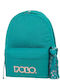 Polo Original Scarf School Backpack Junior High-High School With Water Bottle Holder Turquoise 20 Litre 30 x 21 x 42cm 2025