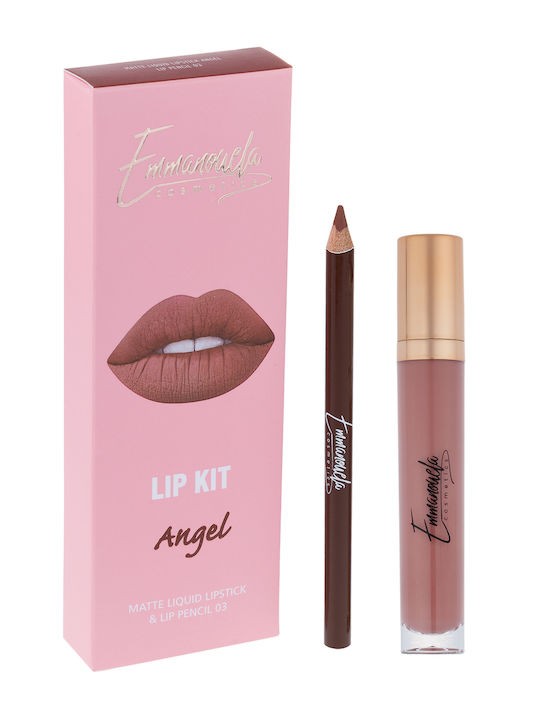 Emmanouela Cosmetics Makeup Set for the Lips An...