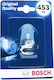 Bosch Car Lamp H3 Halogen 3200K Warm White 12V 55W