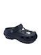 Adam's Shoes Damen Clogs Schwarz