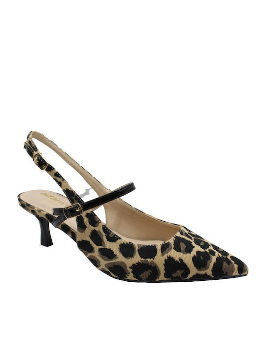 Brown Heels Animal Print